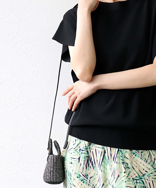 The Bagmati(ザバグマティ)の「アパカ miniminiバッグ【BAGMATI/バグマティ】(ショルダーバッグ・レディース・ブラック/シルバー・フリー)」の5枚目の写真
