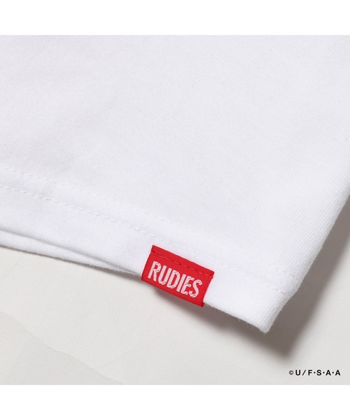 RUDIE'S(ルーディーズ)の「RUDIE'SxCRAYON SHINCHAN GUITAR RAGLANTEE/ルーディーズ×クレヨンしんちゃん ギターラグランTシャツ(Tシャツ/カットソー・メンズ・ホワイト×ネイビー/ホワイト×ブラック・XL/L/M/S)」の10枚目の写真