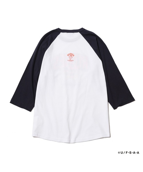 RUDIE'S(ルーディーズ)の「RUDIE'SxCRAYON SHINCHAN GUITAR RAGLANTEE/ルーディーズ×クレヨンしんちゃん ギターラグランTシャツ(Tシャツ/カットソー・メンズ・ホワイト×ネイビー/ホワイト×ブラック・XL/L/M/S)」の21枚目の写真