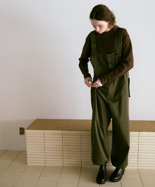 O0748 ミリタリーオーバーオール（サロペット/オーバーオール）｜RNA-N
