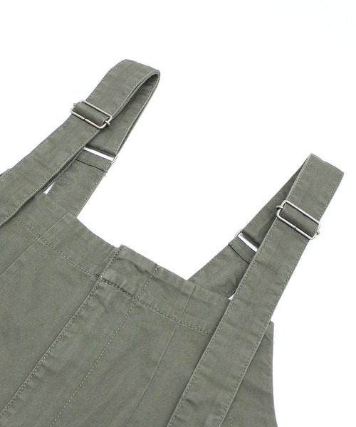 RNA-N（アールエヌエーエヌ）の「O0748 ミリタリーオーバーオール（サロペット/オーバーオール・レディース・カーキ/ライトグレー/ブラック・FREE）」の9枚目の写真