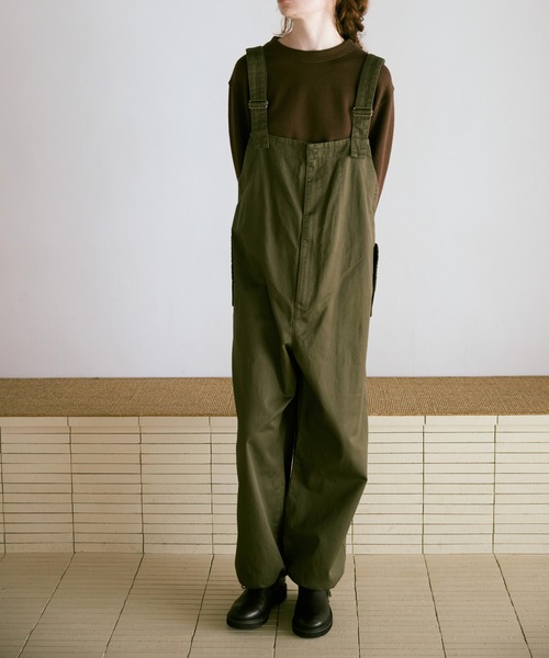 O0748 ミリタリーオーバーオール（サロペット/オーバーオール