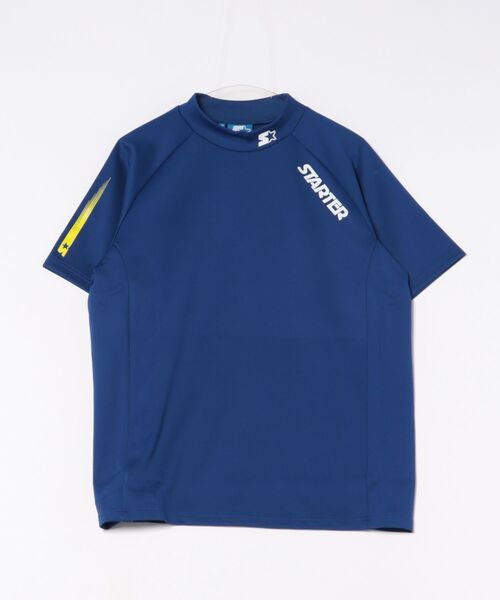 STARTER(スターター)の「【STARTER GOLF】スターターゴルフ AQUATWIST(R)高伸縮ストレッチ カラフルモックネック半袖Tシャツ SG-123005(Tシャツ/カットソー・メンズ・ホワイト/ピンク/ブラック/ブルー・M/S/L)」の3枚目の写真