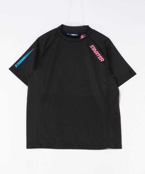 STARTER(スターター)の「【STARTER GOLF】スターターゴルフ AQUATWIST(R)高伸縮ストレッチ カラフルモックネック半袖Tシャツ SG-123005(Tシャツ/カットソー・メンズ・ホワイト/ピンク/ブラック/ブルー・M/S/L)」の5枚目の写真