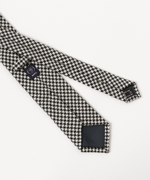 BEAMS F（ビームスエフ）の「千鳥柄 ネクタイ（ネクタイ・メンズ・ブラック・ONE SIZE）」の2枚目の写真