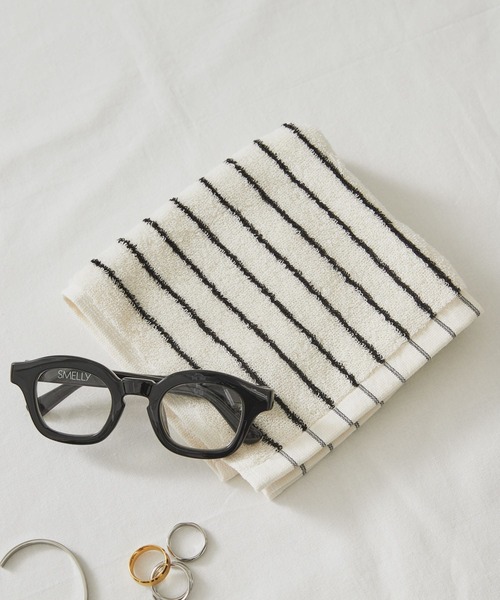 SMELLY（スメリー）の「TETO　SUPIMA COTTON HANDTOWEL（ハンカチ/ハンドタオル・レディース・ストライプ・-）」の6枚目の写真