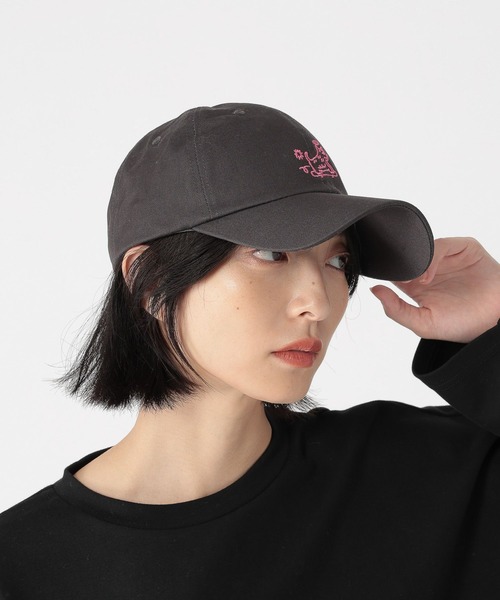 studio CLIP(スタディオクリップ)の「【daily CLIP × norahi】刺繍CAP(キャップ・レディース・ライトグレー/チャコール・FREE)」の5枚目の写真
