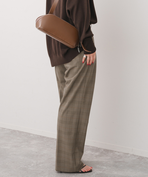 Spick & Span（スピックアンドスパン）の「《追加》ウォッシャブルチェックストレッチパンツ（スラックス・レディース・その他6/その他5・34/36/38/40）」の10枚目の写真