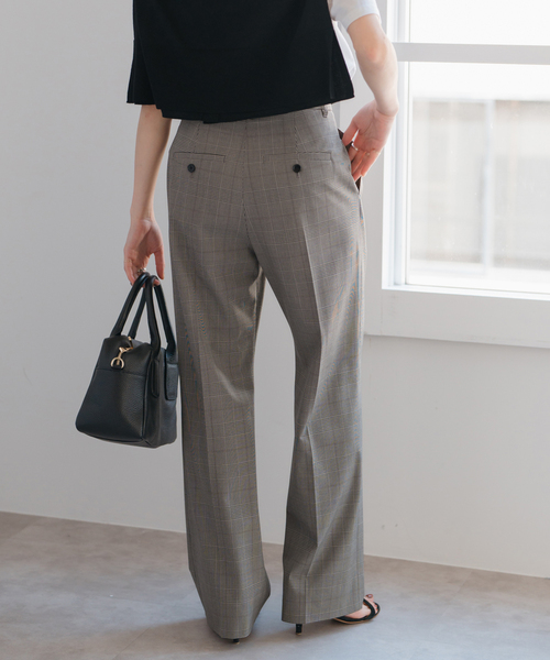 Spick & Span（スピックアンドスパン）の「《追加》ウォッシャブルチェックストレッチパンツ（スラックス・レディース・その他6/その他5・34/36/38/40）」の17枚目の写真
