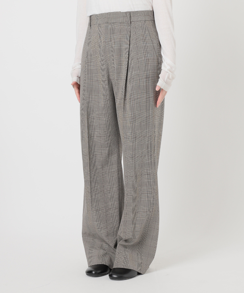 Spick & Span（スピックアンドスパン）の「《追加》ウォッシャブルチェックストレッチパンツ（スラックス・レディース・その他6/その他5・34/36/38/40）」の5枚目の写真