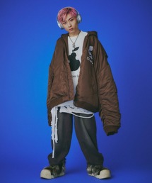 GALFY(ガルフィー)の【GALFY】用無しドデカボンバー / 【ガルフィー】オーバーサイズロゴボンバージャケット(MA-1)