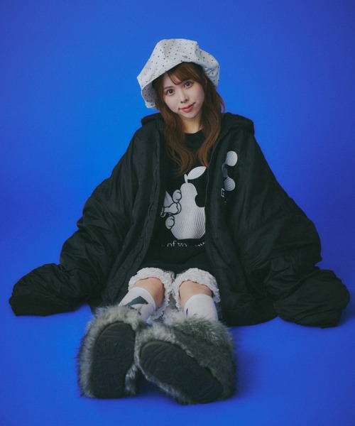 GALFY(ガルフィー)の「【GALFY】用無しドデカボンバー / 【ガルフィー】オーバーサイズロゴボンバージャケット(MA-1・メンズ・ブラック/ブラウン/グレー・L/XL)」の2枚目の写真