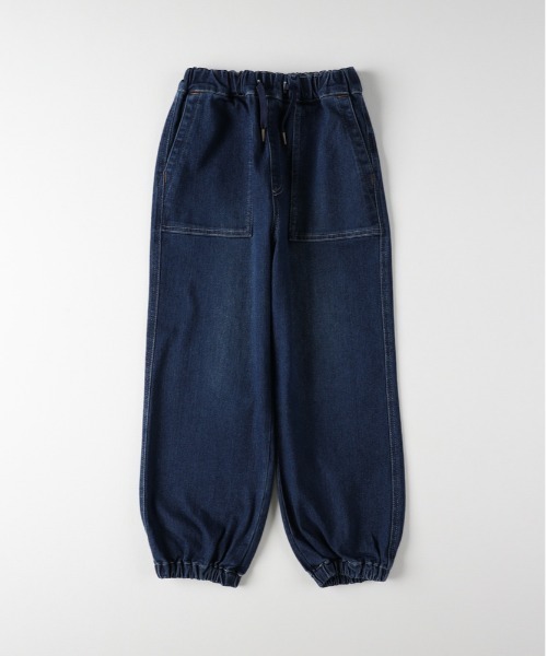 MPS(エムピーエス)の「【MPS】【累計販売本数2,000万本突破の人気シリーズ】デニムジョガーパンツ (イージーパンツ / テーパードシルエット / ウエストゴム / リブ裾)(デニムパンツ・キッズ・ブラック/ダークインディゴブルー・130/140/150/160)」の10枚目の写真