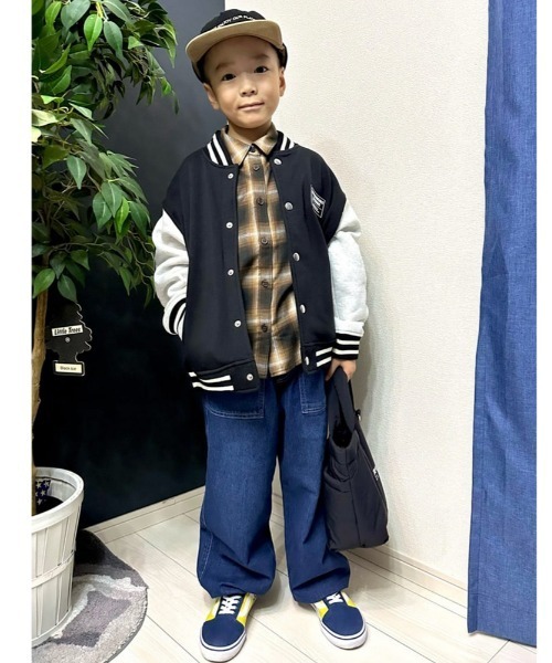 MPS(エムピーエス)の「【MPS】【累計販売本数2,000万本突破の人気シリーズ】デニムジョガーパンツ (イージーパンツ / テーパードシルエット / ウエストゴム / リブ裾)(デニムパンツ・キッズ・ブラック/ダークインディゴブルー・130/140/150/160)」の11枚目の写真