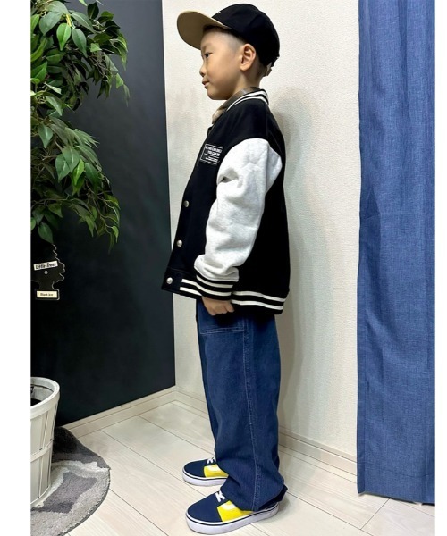 MPS(エムピーエス)の「【MPS】【累計販売本数2,000万本突破の人気シリーズ】デニムジョガーパンツ (イージーパンツ / テーパードシルエット / ウエストゴム / リブ裾)(デニムパンツ・キッズ・ブラック/ダークインディゴブルー・130/140/150/160)」の18枚目の写真