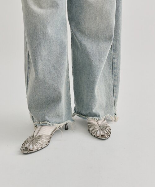 mystic(ミスティック)の「シャイニーミュール(パンプス・レディース・ブラック/シルバー・36/37/38)」の8枚目の写真