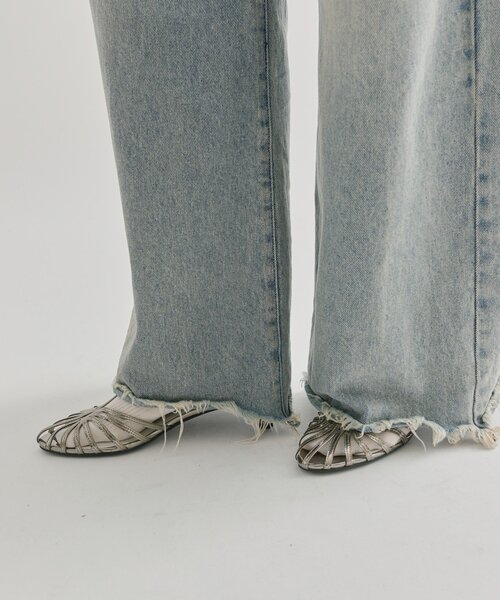 mystic(ミスティック)の「シャイニーミュール(パンプス・レディース・ブラック/シルバー・36/37/38)」の9枚目の写真