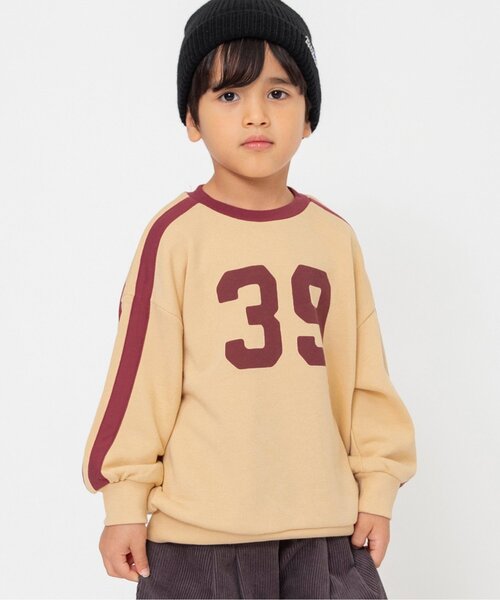 セール】【WEB限定/ジュニア対応】ナンバリング袖ライントレーナー