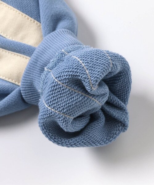 BREEZE（ブリーズ）の「【WEB限定/ジュニア対応】ナンバリング袖ライントレーナー（スウェット・キッズ・ブラウン/マスタード/サックスブルー・80/90/100/110/120/130/140）」の11枚目の写真