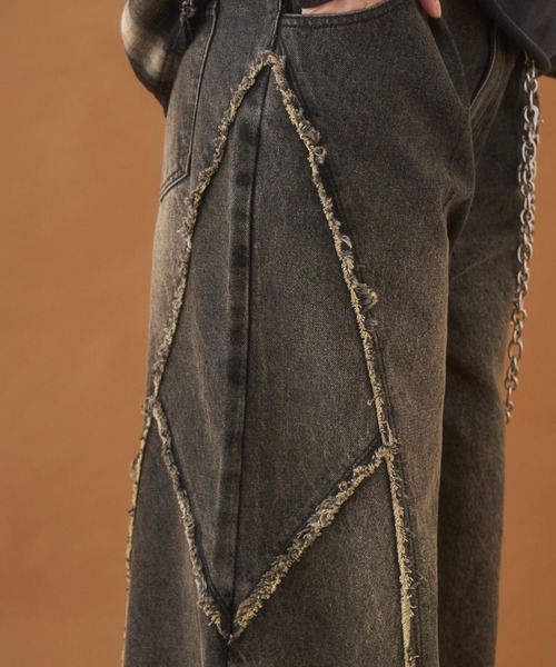 PLAN To(プラントゥ)の「Balloon Wide Flare Vintage Denim / バルーンワイドフレアヴィンテージデニム(デニムパンツ・メンズ・ブラック/ブルー・LARGE/MEDIUM/SMALL)」の18枚目の写真