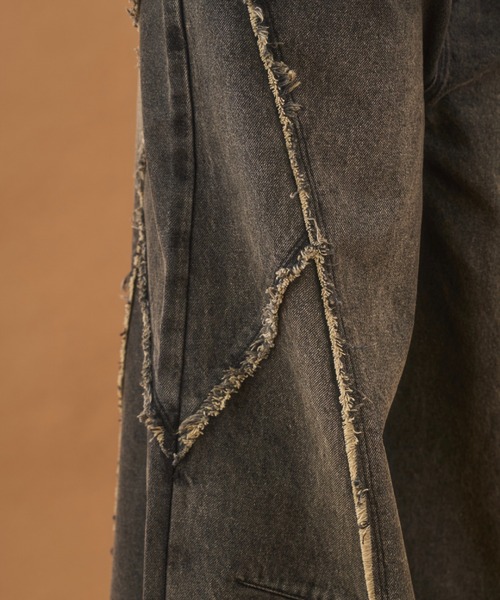 PLAN To(プラントゥ)の「Balloon Wide Flare Vintage Denim / バルーンワイドフレアヴィンテージデニム(デニムパンツ・メンズ・ブラック/ブルー・LARGE/MEDIUM/SMALL)」の19枚目の写真