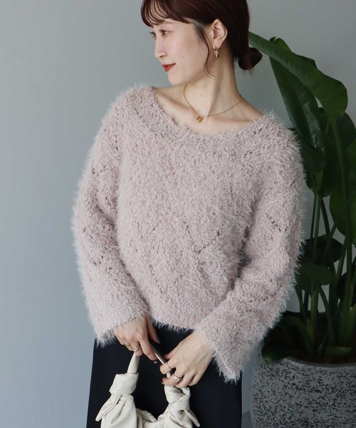 etoile_momグレーxs Silver TOUS Color Earrings with faceted mother-of-pearl Bear motif