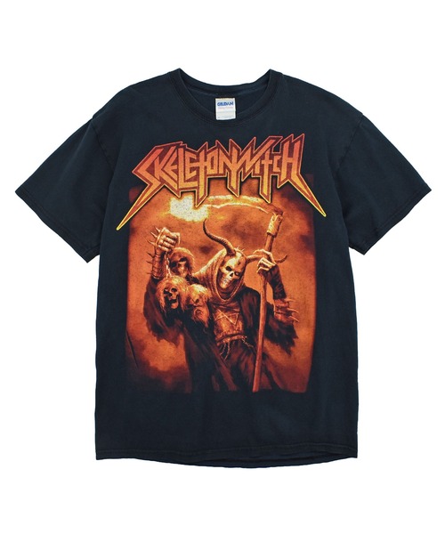 LABORATORY R(ラボラトリーアール)の「【USED】Y2K GILDAN “Skeletonwitch” バンド Tシャツ(Tシャツ/カットソー・メンズ・ブラック・MEDIUM)」の1枚目の写真
