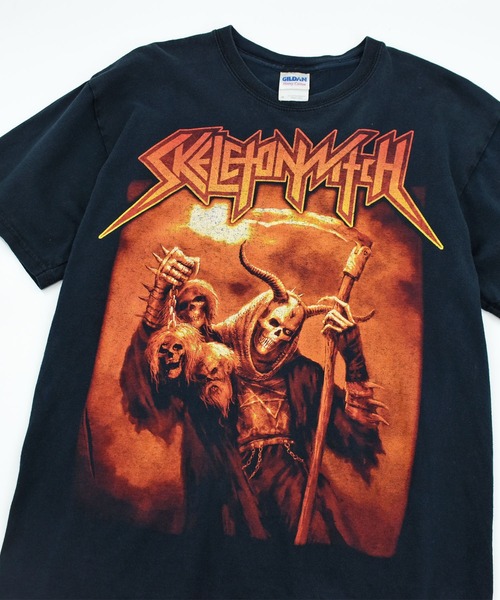 LABORATORY R(ラボラトリーアール)の「【USED】Y2K GILDAN “Skeletonwitch” バンド Tシャツ(Tシャツ/カットソー・メンズ・ブラック・MEDIUM)」の6枚目の写真