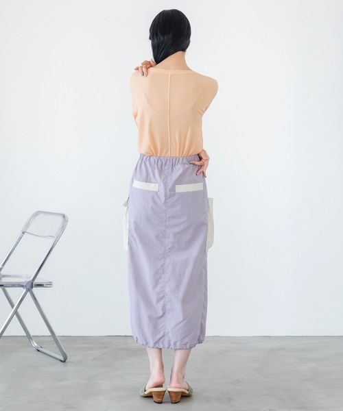 sneeuw(スニュウ)の「2wayシアーカーディガン(カーディガン/ボレロ・レディース・グレー/オレンジ・ONESIZE)」の4枚目の写真