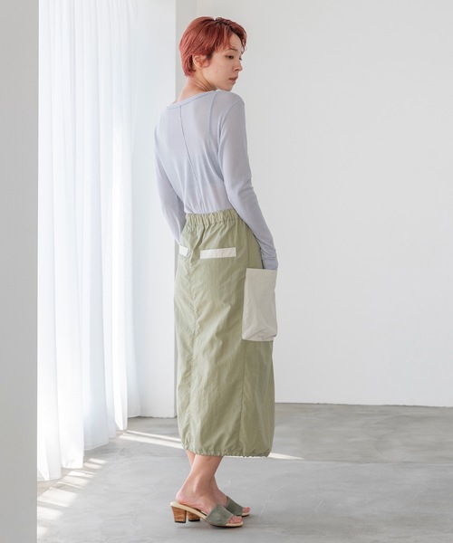 sneeuw(スニュウ)の「2wayシアーカーディガン(カーディガン/ボレロ・レディース・グレー/オレンジ・ONESIZE)」の7枚目の写真