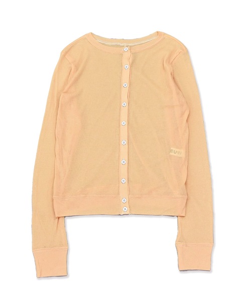 sneeuw(スニュウ)の「2wayシアーカーディガン(カーディガン/ボレロ・レディース・グレー/オレンジ・ONESIZE)」の9枚目の写真