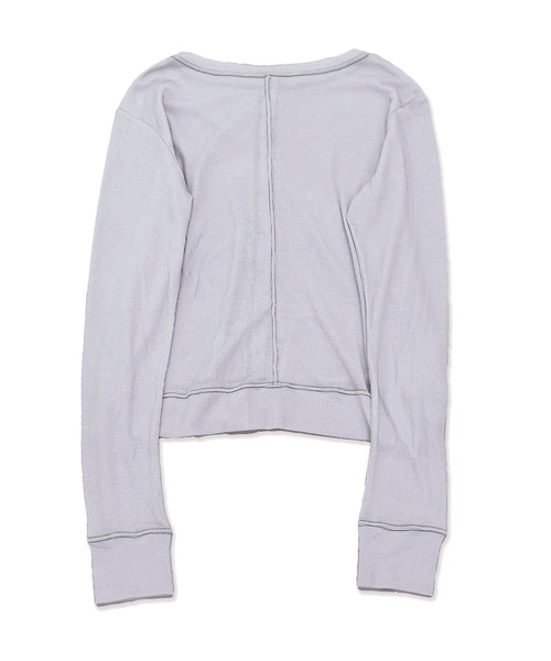 sneeuw(スニュウ)の「2wayシアーカーディガン(カーディガン/ボレロ・レディース・グレー/オレンジ・ONESIZE)」の12枚目の写真