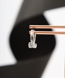 Diliraba（ディリラバ）の「Diliraba フープピアス 片耳 リングピアス 金属アレルギー対応 ステンレス ユニセックス 男女兼用（ピアス（片耳用））」