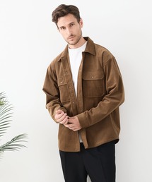 Blue Standard （ブルースタンダード）の「【BLUE STANDARD/ブルースタンダード】ストレッチニット コーデュロイＣＰＯジャケット（シャツ/ブラウス・レディース）」