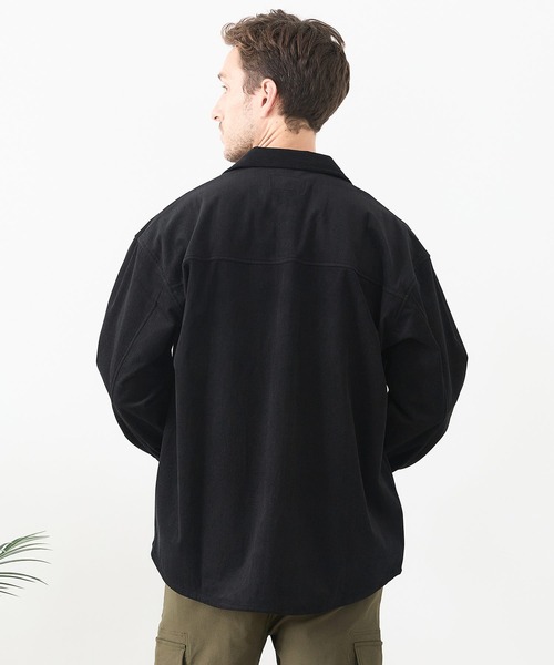 Blue Standard (ブルースタンダード)の「【BLUE STANDARD/ブルースタンダード】ストレッチニット コーデュロイCPOジャケット(シャツ/ブラウス・メンズ・ダークブラウン/ブラック・MEDIUM/LARGE/X-LARGE)」の7枚目の写真