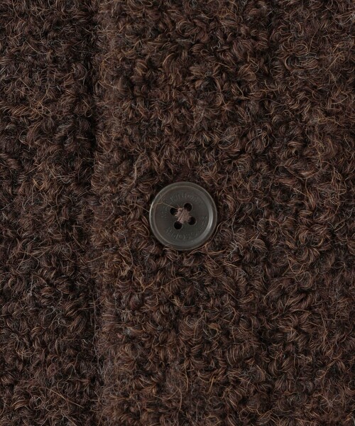 MACKINTOSH PHILOSOPHY（ﾏｯｷﾝﾄｯｼｭ ﾌｨﾛｿﾌｨｰ）の「GREY LABEL ブークレカーディガン（カーディガン/ボレロ・レディース・ブラウン系その他5/ブラック・2/6）」の9枚目の写真