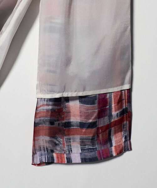 SACRA（サクラ）の「＜SACRA＞ブラッシュ プリント パンツ（その他パンツ・レディース・ネイビー・38/36）」の8枚目の写真