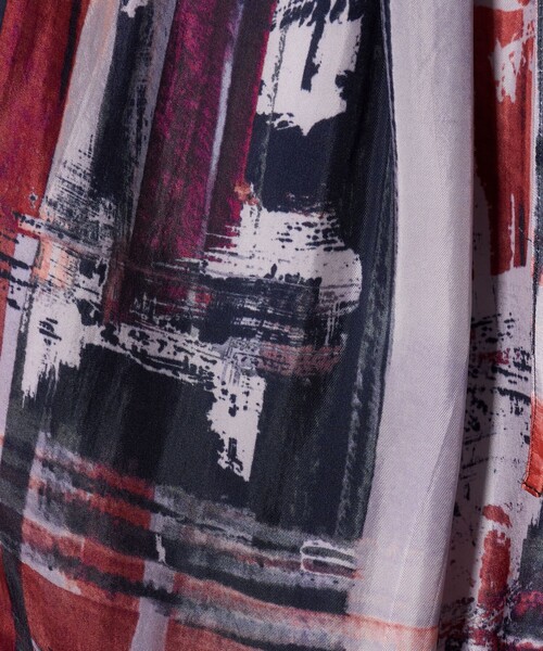 SACRA（サクラ）の「＜SACRA＞ブラッシュ プリント パンツ（その他パンツ・レディース・ネイビー・38/36）」の10枚目の写真