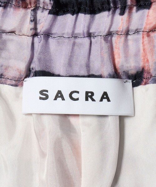SACRA（サクラ）の「＜SACRA＞ブラッシュ プリント パンツ（その他パンツ・レディース・ネイビー・38/36）」の11枚目の写真
