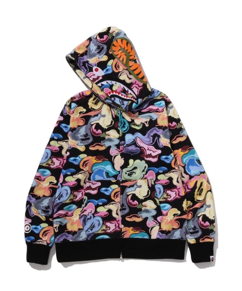 ART CAMO SHARK FULL ZIP HOODIE（パーカー）｜A BATHING APE（ア