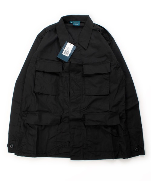 PROPPER(プロッパー)の「PROPPER BDU COAT(ミリタリージャケット・メンズ・タイガーカモ/ウッドランド/ブラック・LARGE/MEDIUM)」の2枚目の写真