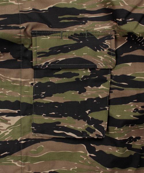 PROPPER(プロッパー)の「PROPPER BDU COAT(ミリタリージャケット・メンズ・タイガーカモ/ウッドランド/ブラック・LARGE/MEDIUM)」の6枚目の写真