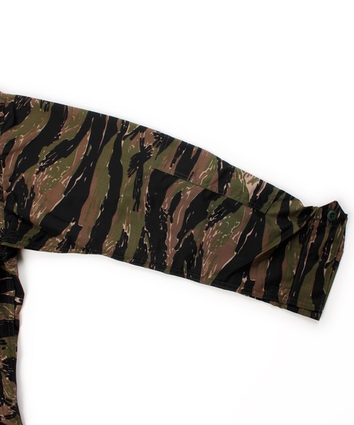 PROPPER(プロッパー)の「PROPPER BDU COAT(ミリタリージャケット・メンズ・タイガーカモ/ウッドランド/ブラック・LARGE/MEDIUM)」の9枚目の写真