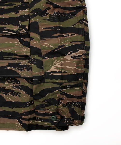 PROPPER(プロッパー)の「PROPPER BDU COAT(ミリタリージャケット・メンズ・タイガーカモ/ウッドランド/ブラック・LARGE/MEDIUM)」の10枚目の写真