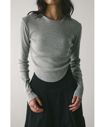 STYLEMIXER | ヘムラウンドリブトップ(Tシャツ/カットソー)