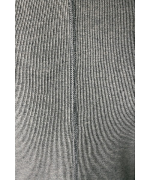 STYLEMIXER（スタイルミキサー）の「ヘムラウンドリブトップ（Tシャツ/カットソー・レディース・杢グレー/アイボリー/ブラック・FREE）」の22枚目の写真