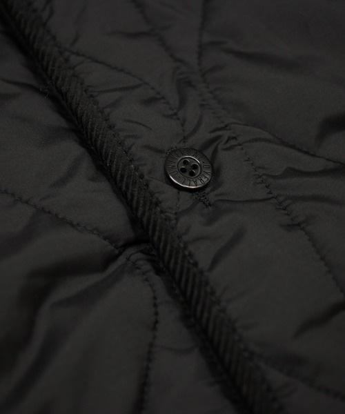 UNIVERSAL OVERALL（ユニバーサルオーバーオール）の「QUILT JACKET / キルトジャケット / キルティングジャケット（ノーカラーコート・メンズ・エメラルド/ブラック・M/L）」の16枚目の写真