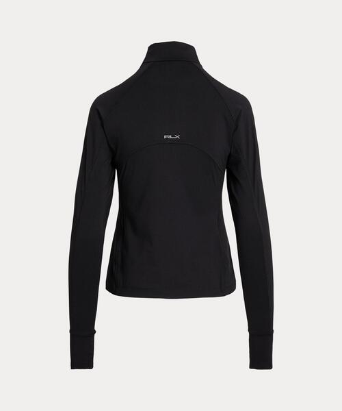 RLX GOLF（アールエルエックスゴルフ）の「ストレッチ ジャージー クォータージップ（その他トップス・レディース・ブラック系1・XS/S/M/L）」の4枚目の写真