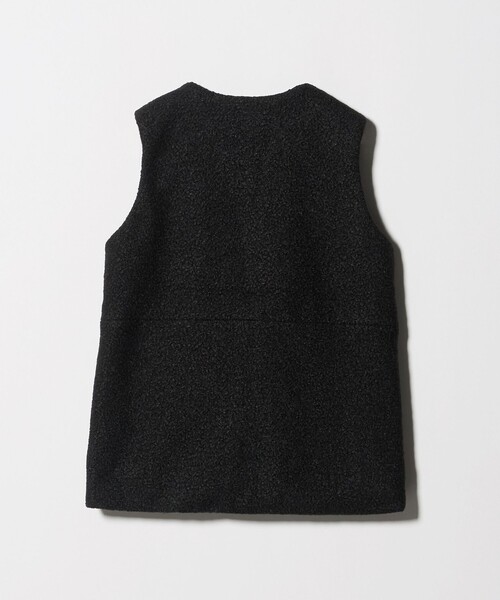 A DAY IN THE LIFE UNITED ARROWS(アデイインザライフユナイテッドアローズ)の「カールメルトン キーネックベスト <A DAY IN THE LIFE>(ベスト・レディース・ダークグリーン/ナチュラル/ブラック・FREE)」の10枚目の写真