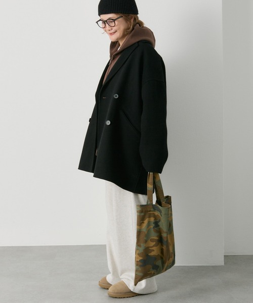 ピュアルセシン　ダンボールWジップパーカ　パーカー　アウター PUAL CE CIN（ピュアルセシン）の「ダンボールWジップパーカー